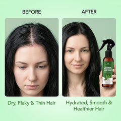 Botanic Hearth lightweight water-based hydration showcasing non-greasy scalp moisture for all hair types