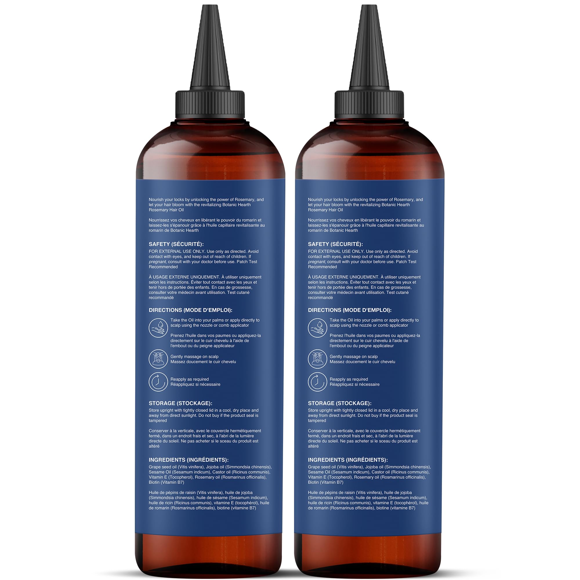 Botanic Hearth rosemary oil herbal aroma enhances daily self-care rituals.