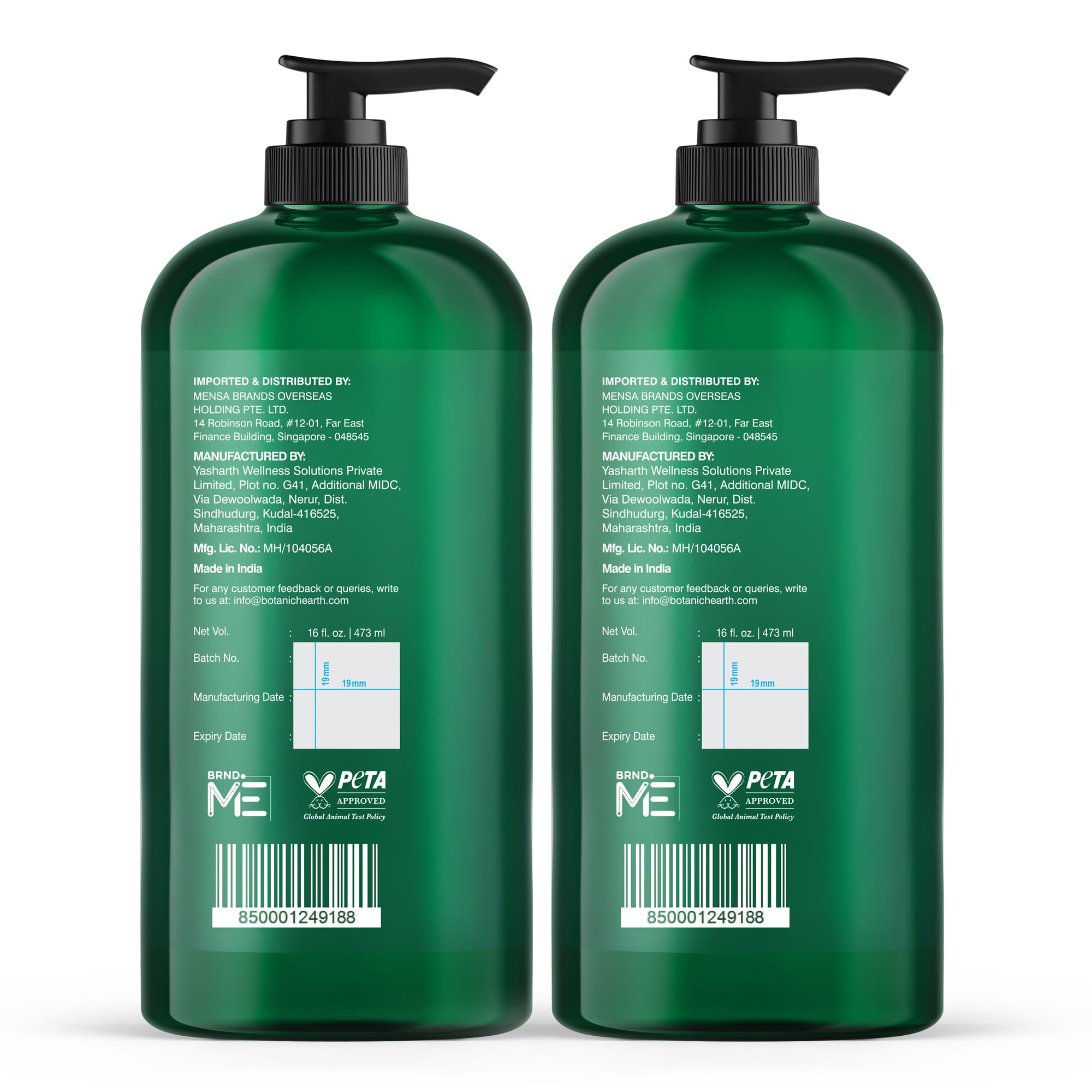 Botanic Hearth Tea Tree Body Wash tea tree oil ingredients emphasize natural skin care.
