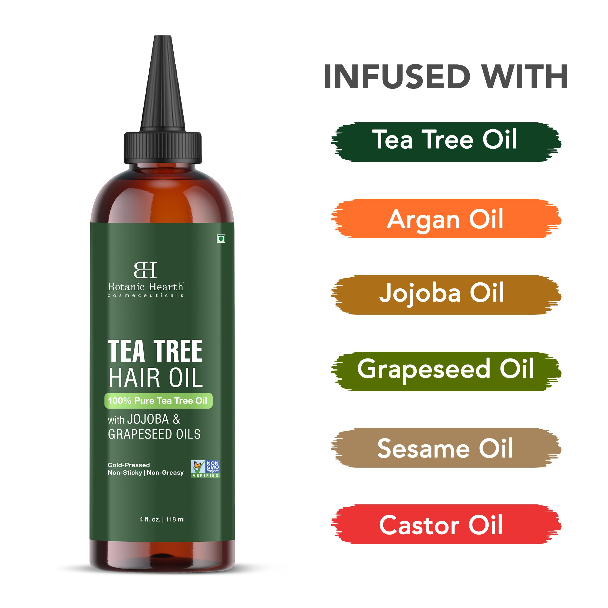 Botanic Hearth Tea Tree Oil shows lightweight, non-greasy finish