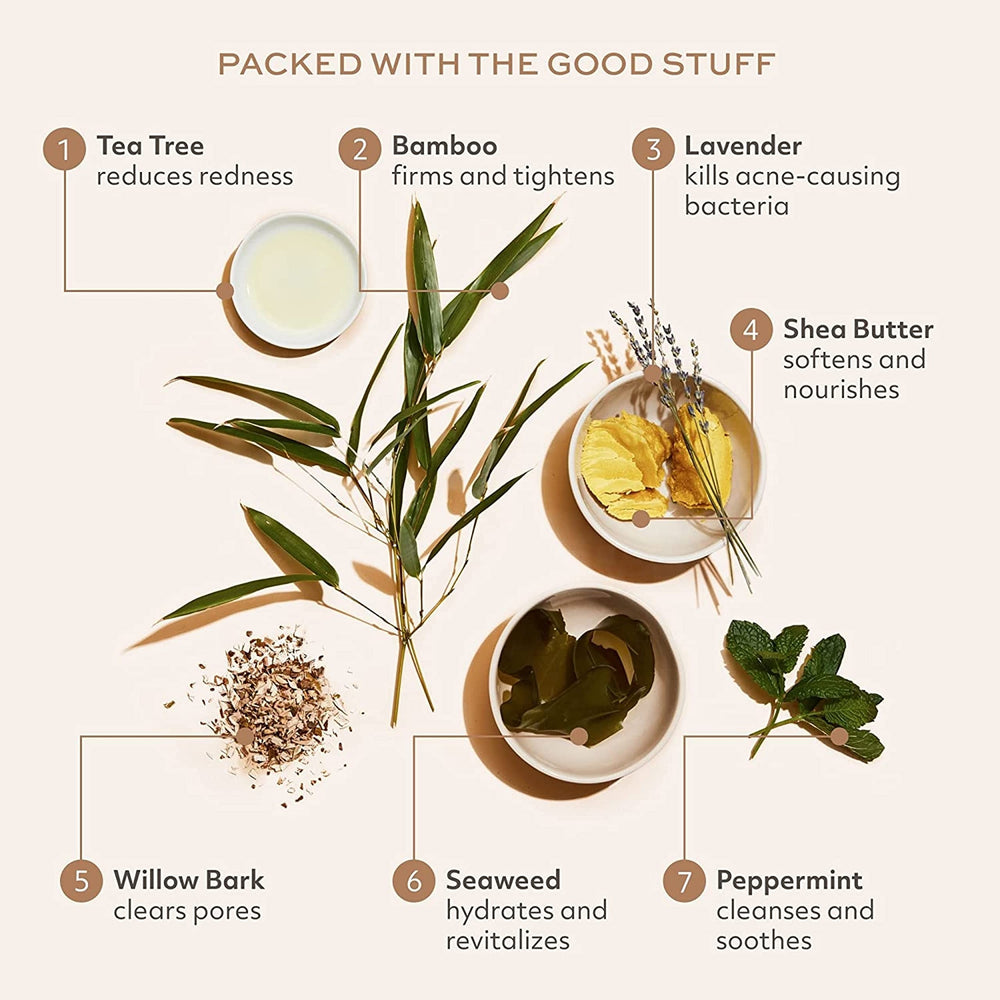 Botanic Tree bamboo shea butter tea tree formulation nourishes skin