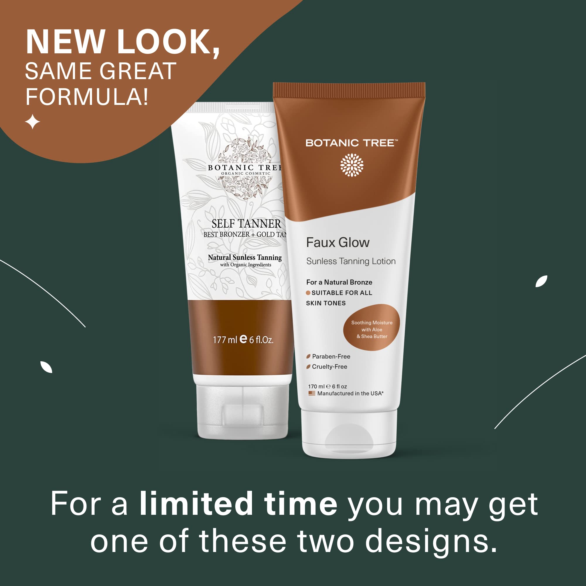 Botanic Tree Self Tanner for face and body yields even color