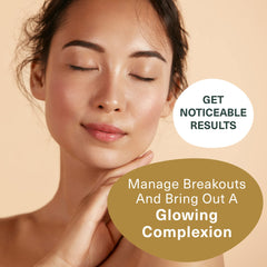 Botanic Tree Vitamin C Face Wash pump application demonstrates easy, oil-free exfoliating cleansing.