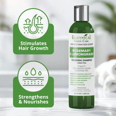 Botanical Green Care ingredients image with saw palmetto and biotin