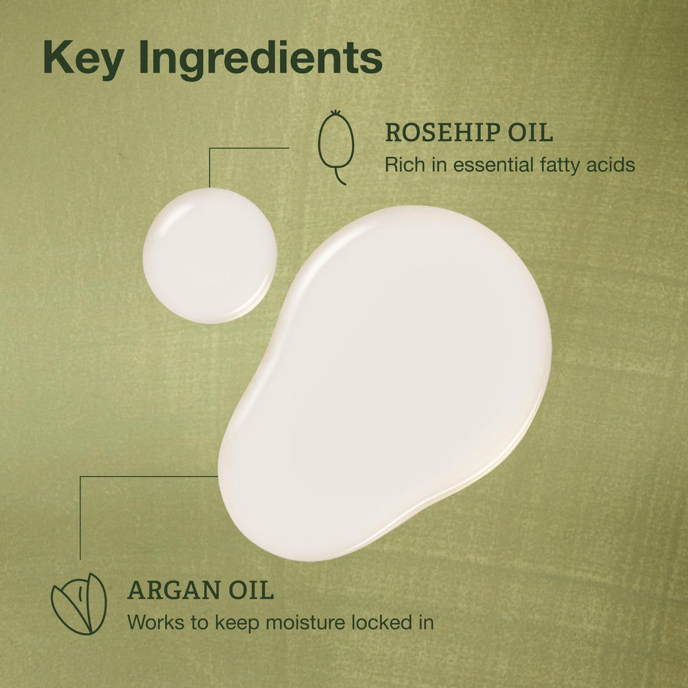 Botanics Rosehip oil close-up ingredient highlighting nutrient-rich skincare
