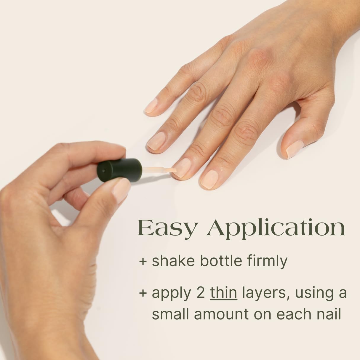 Botanist Nails The Remedy 21-free formula badge communicates safer manicure choices