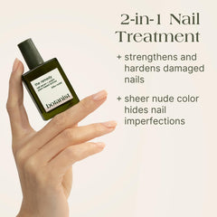 Botanist Nails The Remedy brush application demonstrates easy, even nude coverage