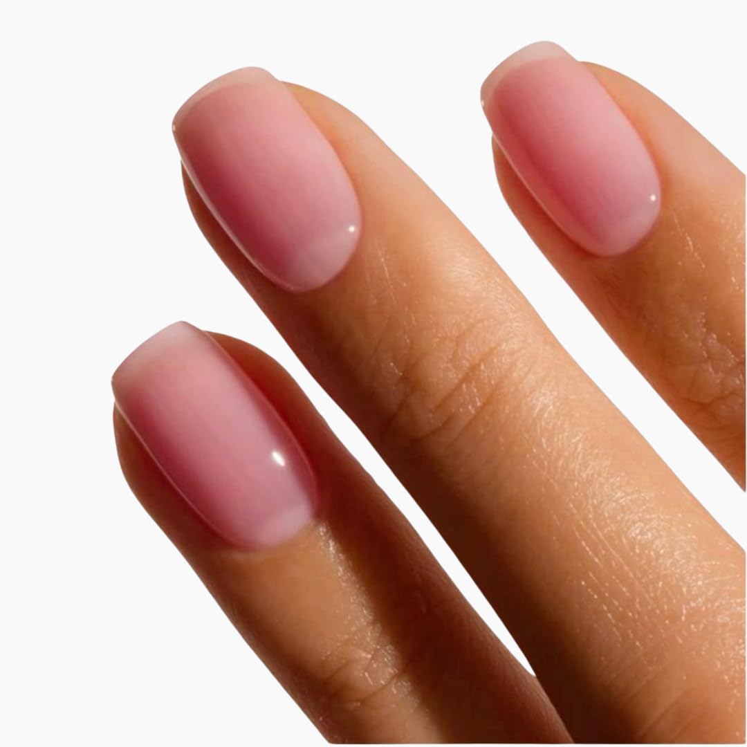 Botanist Nails The Remedy brush application demonstrates smooth rose coverage