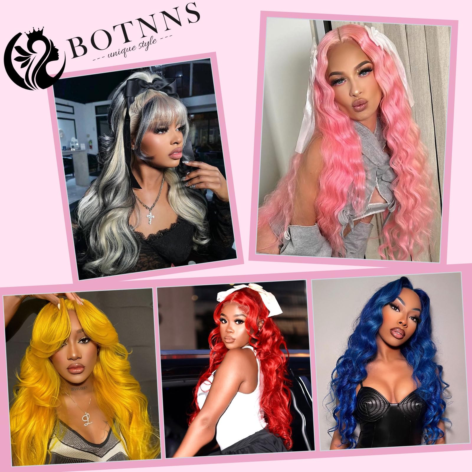 BOTNNS dye-perm-friendly blonde wig ready for customization