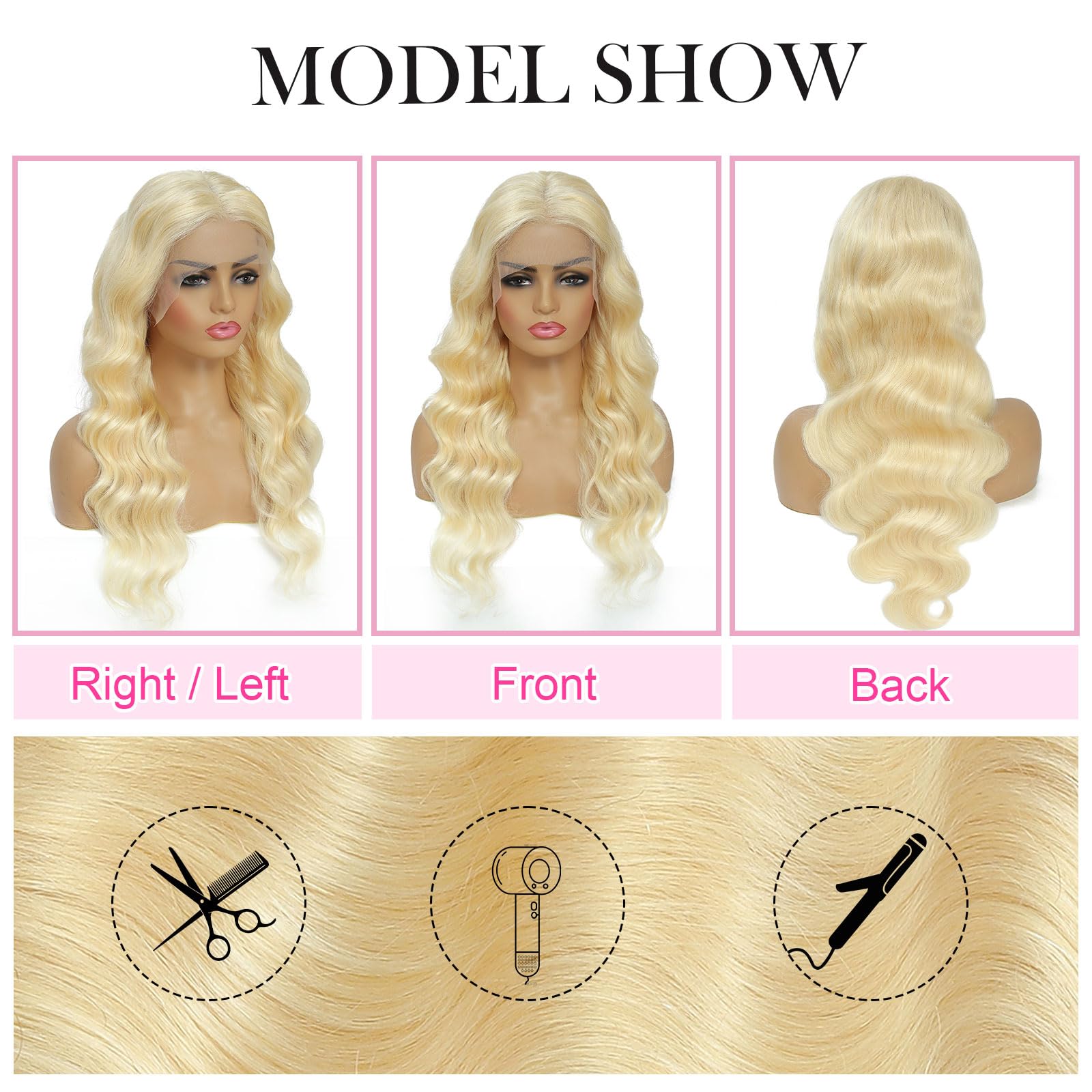 BOTNNS 613 body-wave wig ideal for weddings, travel and events