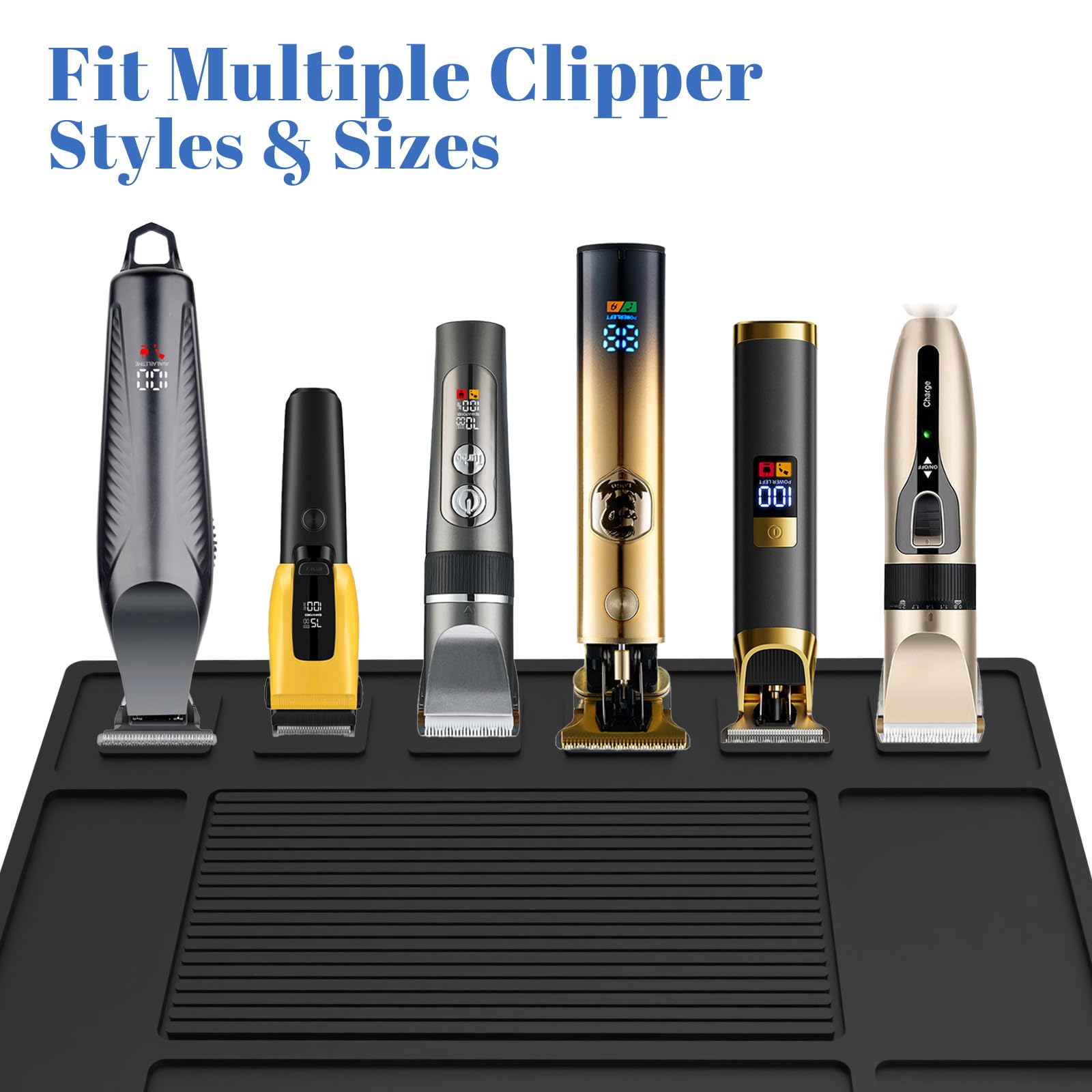 Botyboty Six-magnet zones organize clippers and accessories efficiently at the station