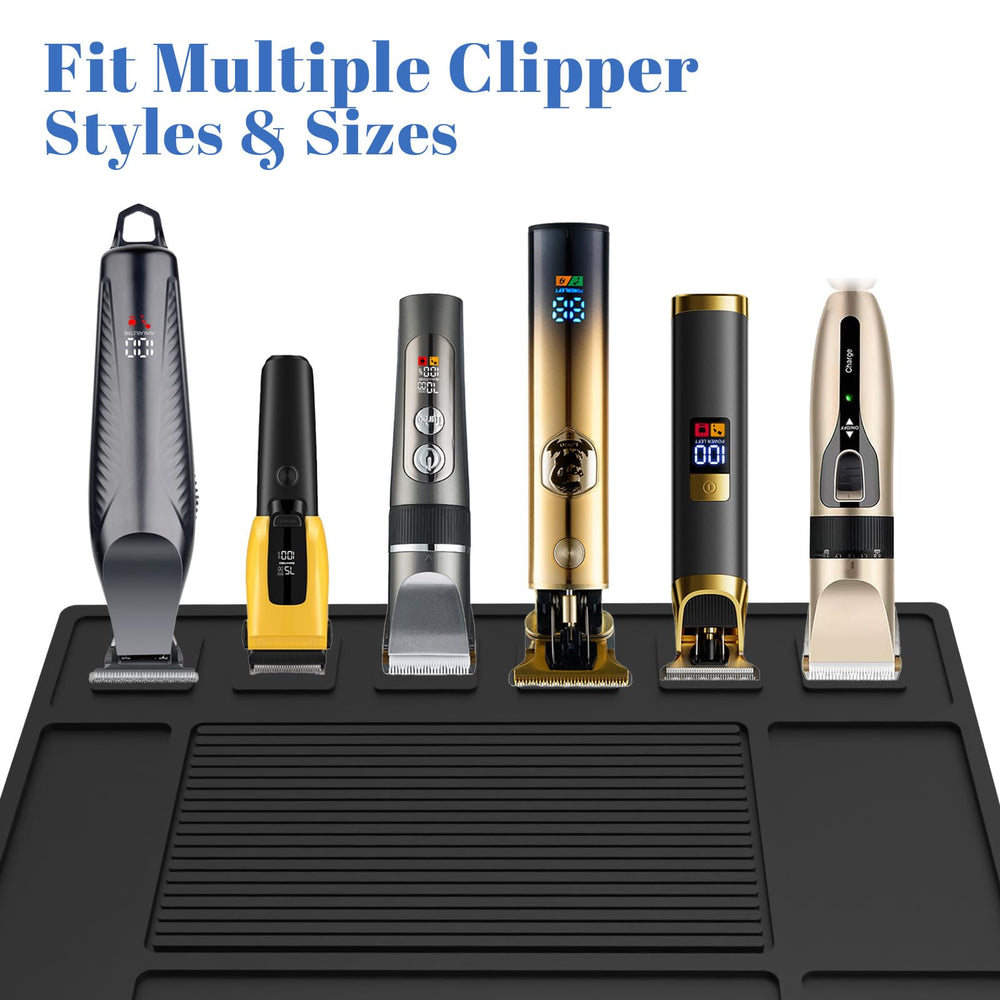 Botyboty Six-magnet zones organize clippers and accessories efficiently at the station