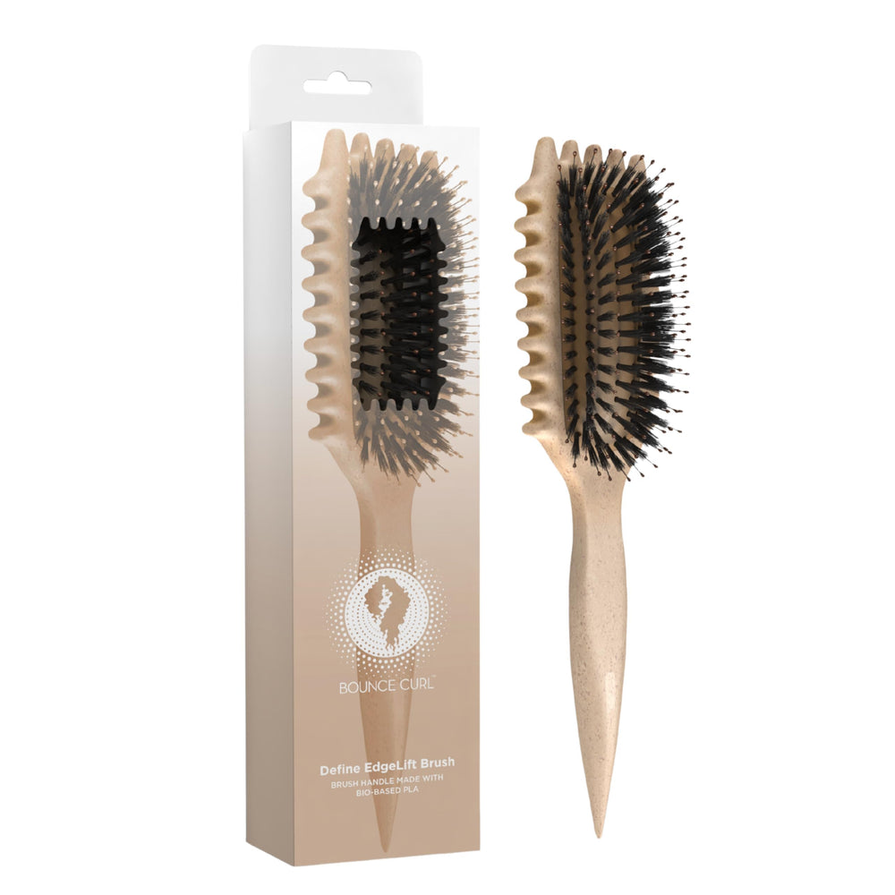 Bounce Curl EdgeLift Brush side view for defined curls with effortless styling.