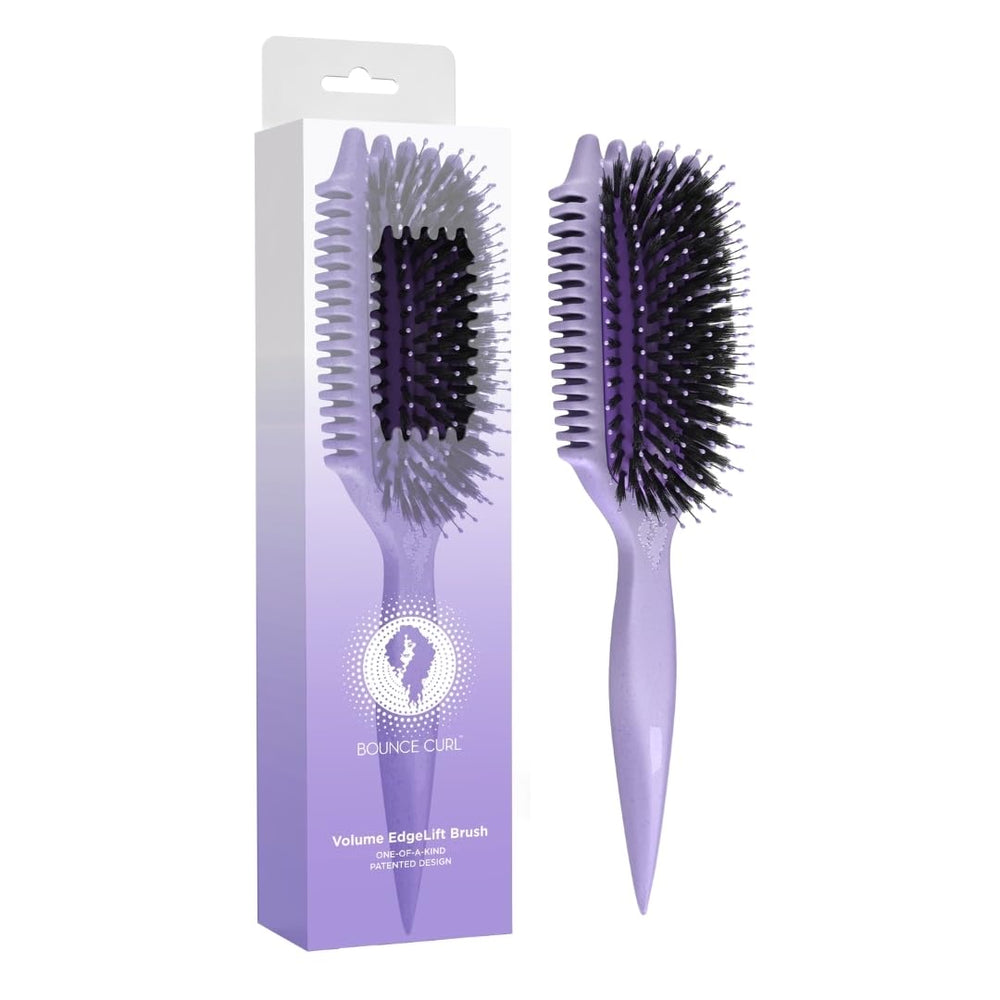 Bounce Curl Volume EdgeLift Brush side-edge design separates curl clumps for added volume.