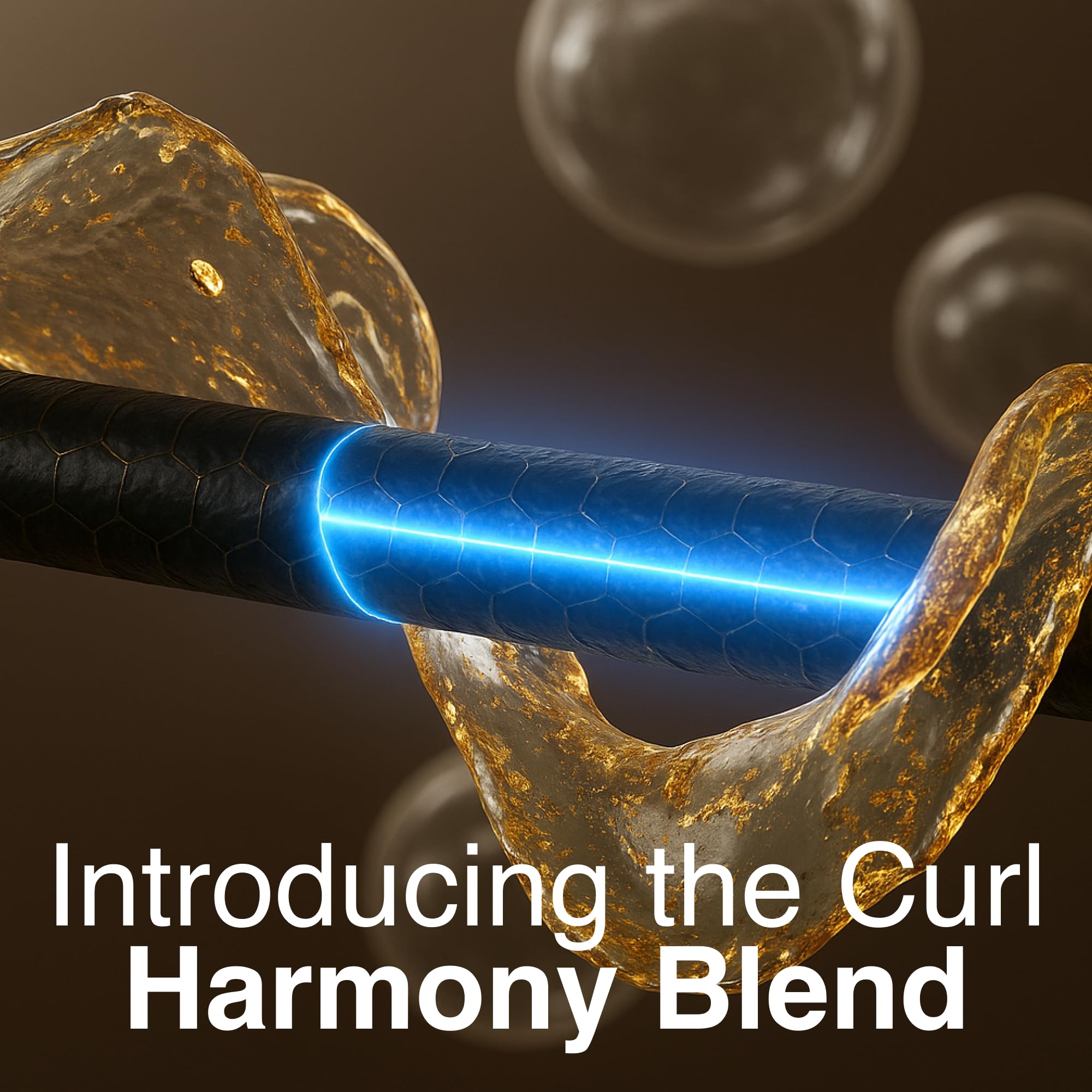 Product packaging of Bounce Style Curl Restoration Conditioner suited for at-home salon care