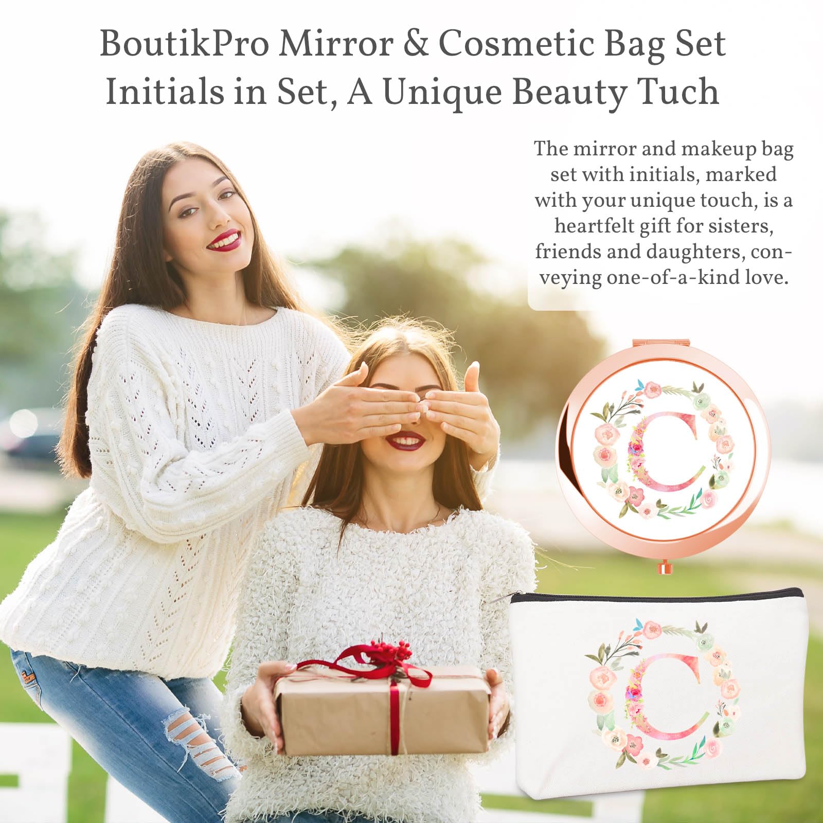BoutikPro marble-textured gift box with protective packaging for premium presentation.