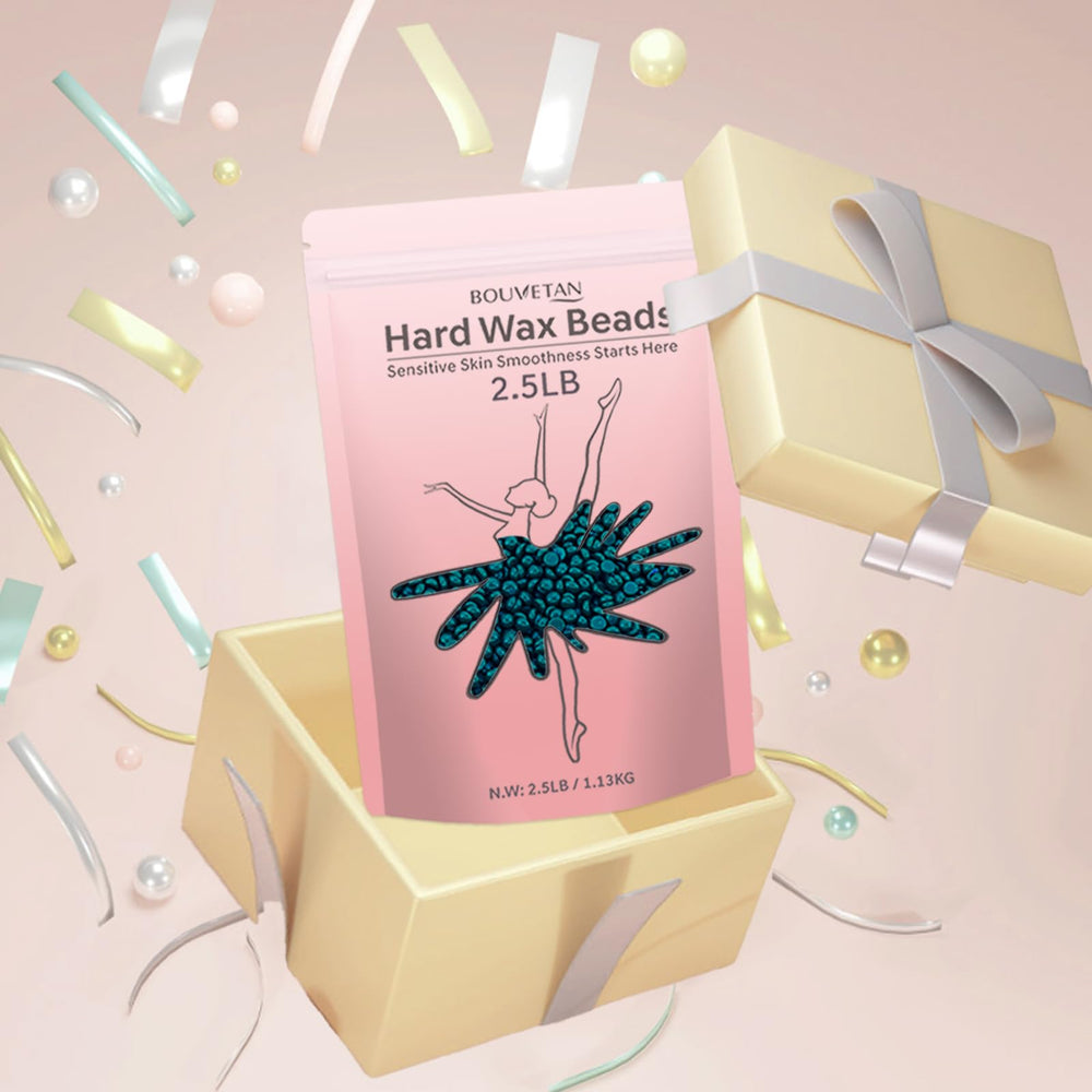 Bouvetan jasmine-scented hard wax beads for a relaxing waxing experience