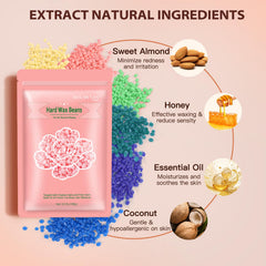 Bouvetan travel pack wax beads for on-the-go waxing convenience