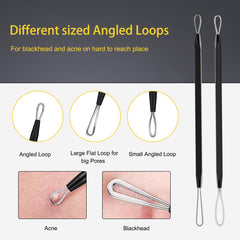 Boxoyx ten-pcs blackhead remover tools for precise pore cleaning