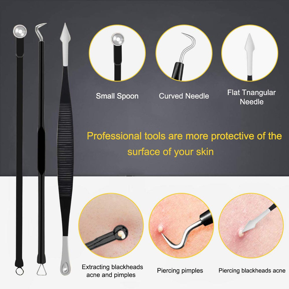 Boxoyx stainless steel pimple extractor for safe, rust-free use