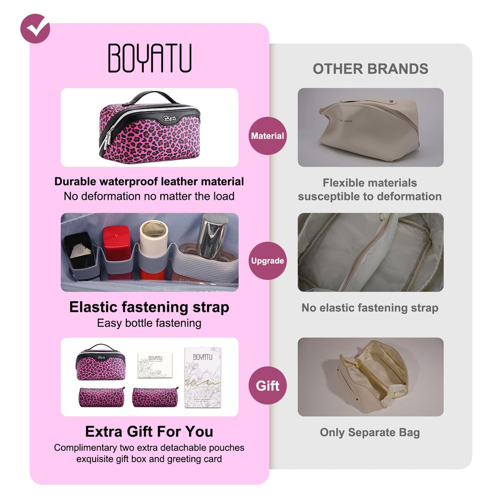 BOYATU detachable zipper bags for modular travel organization