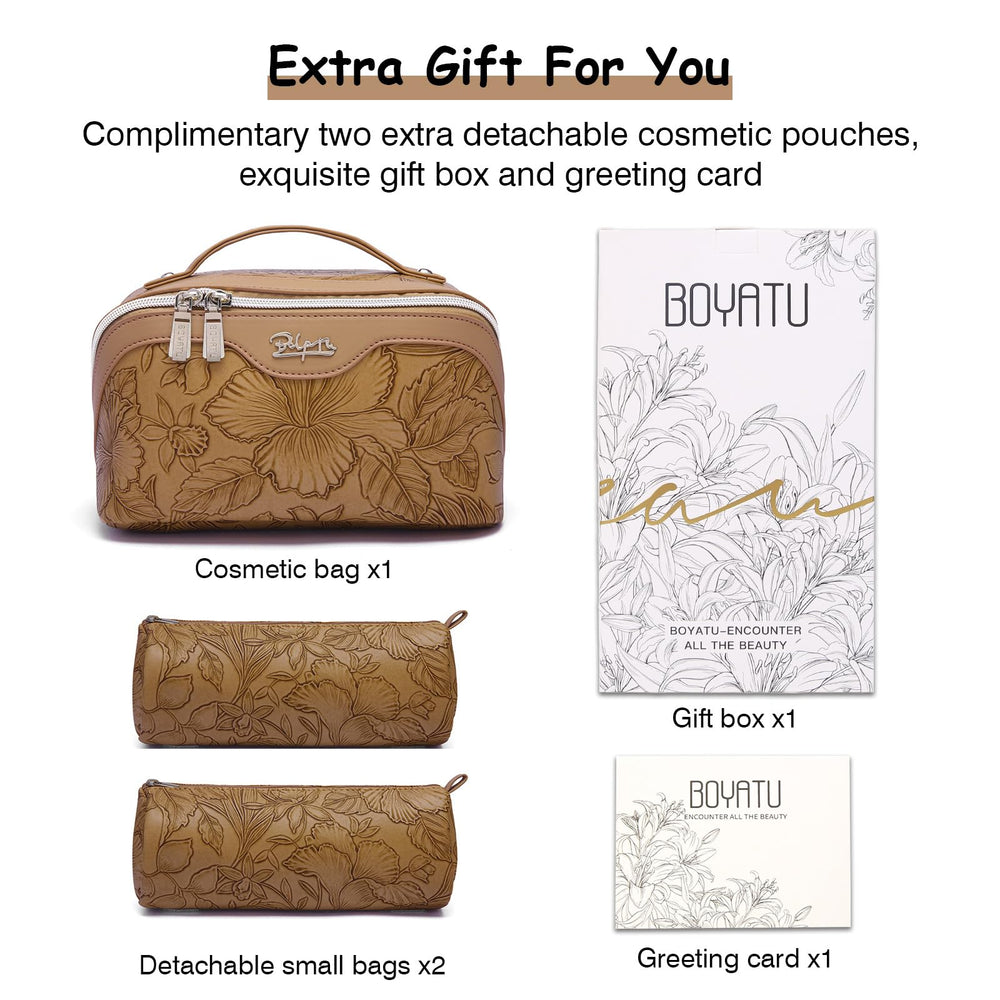 BOYATU dirt-resistant exterior protects contents in variable travel conditions.