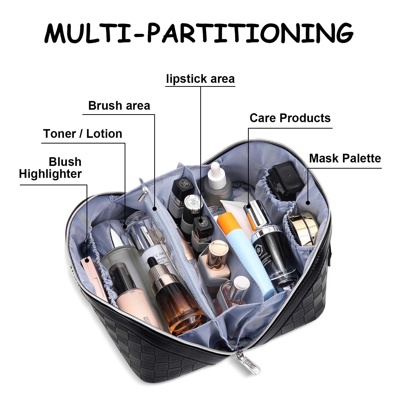 BOYATU small pouch 2 ideal for makeup brushes and samples