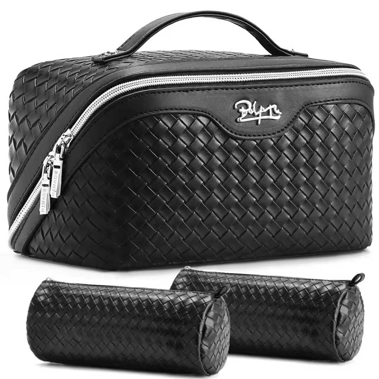 BOYATU travel makeup bags three-piece set for organized packing on trips