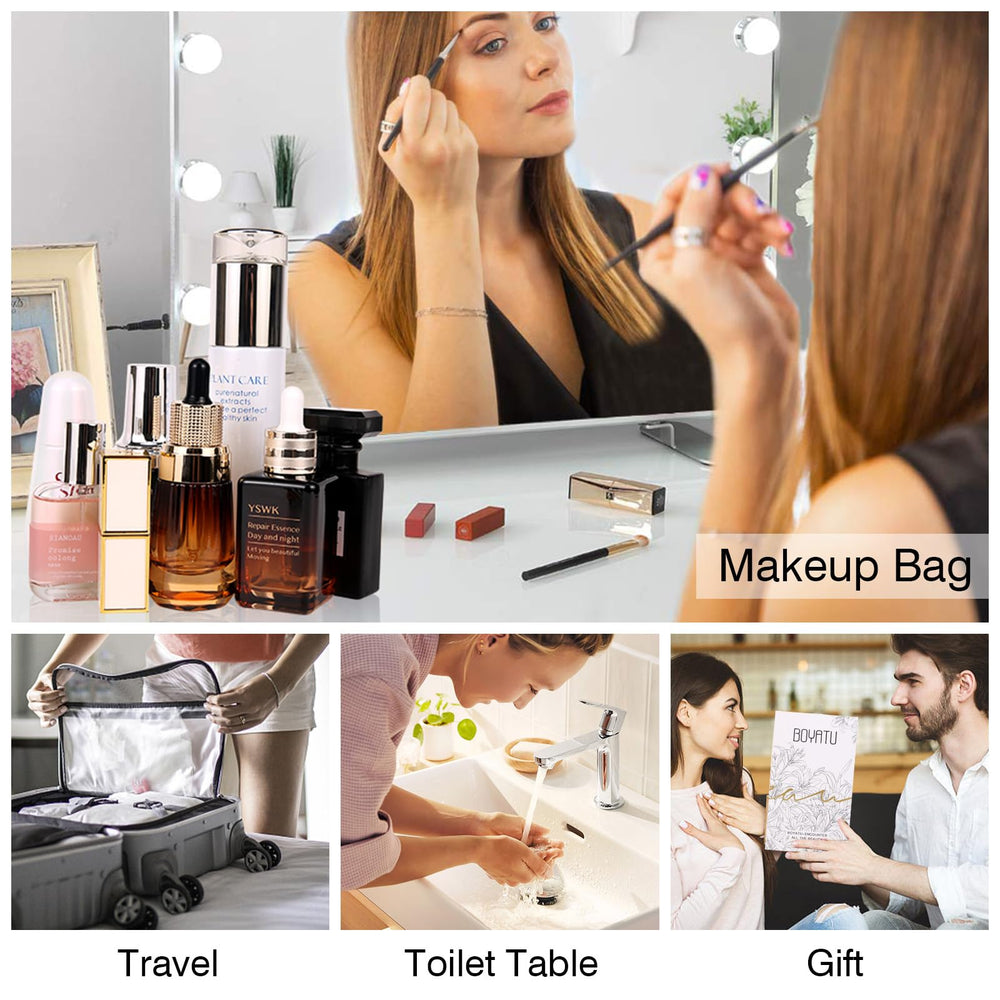 BOYATU travel organizer bag placed in luggage for easy packing.