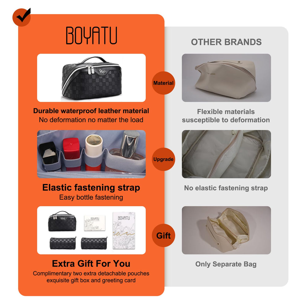 BOYATU travel setup in use on dresser for organized routine