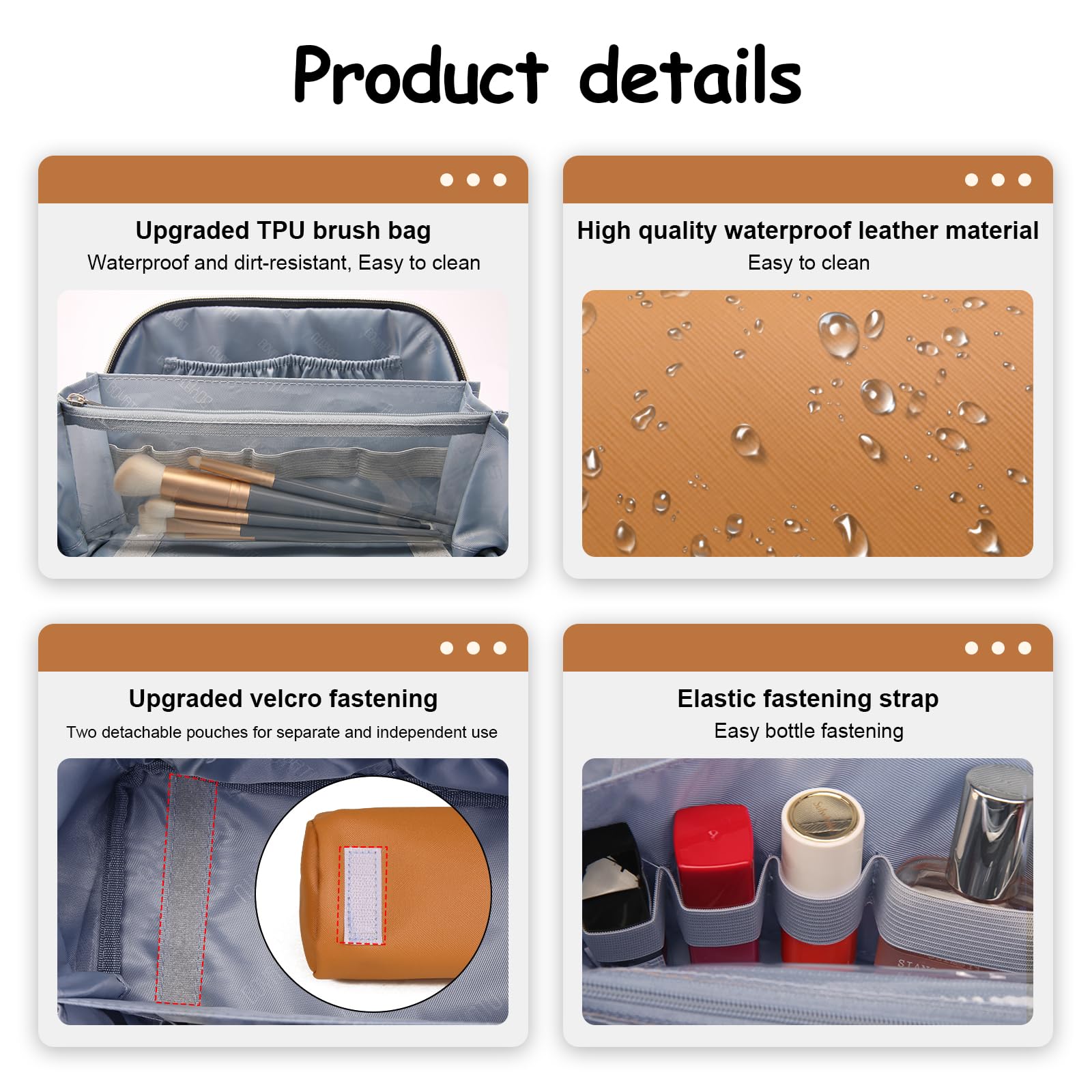 BOYATU waterproof and dirt-resistant bag protects contents during travel.