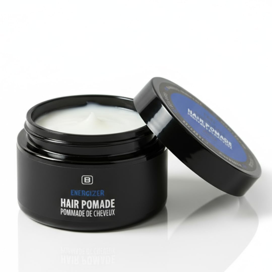 BOYZZ ONLY Black on White pomade bottle shows unscented formula for all-day hold