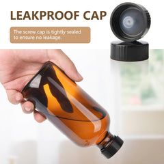 BPFY amber Boston bottle with chalk labels for quick labeling