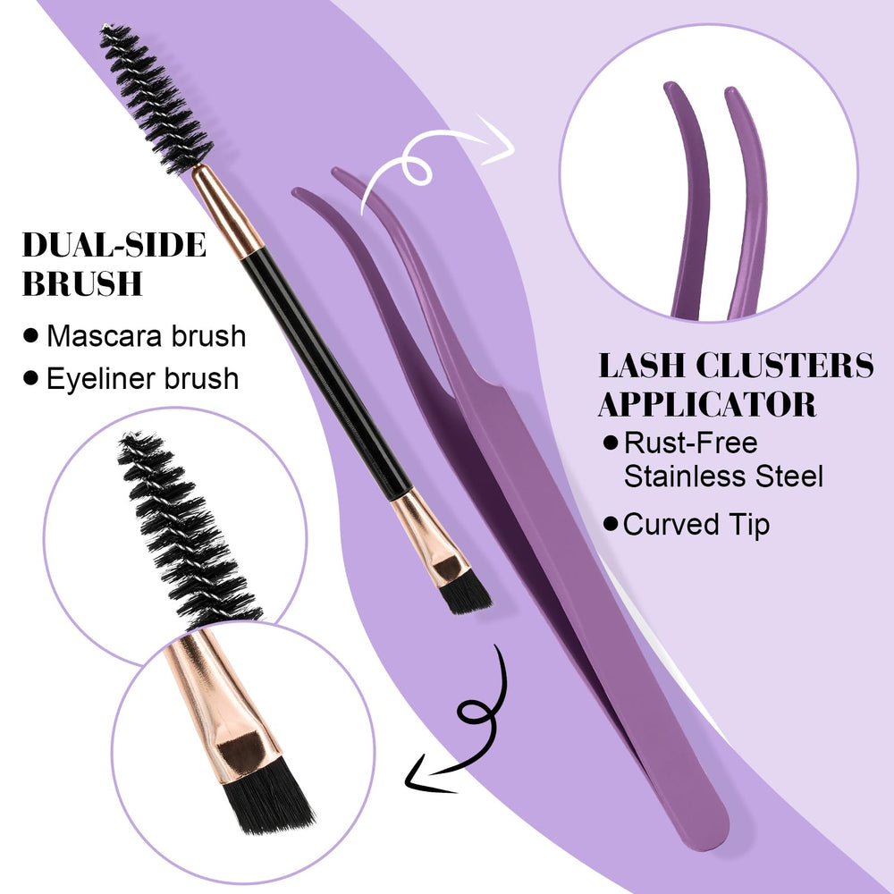 B&Qaugen Bond and Seal Waterproof adhesive keeps lashes secure all day.