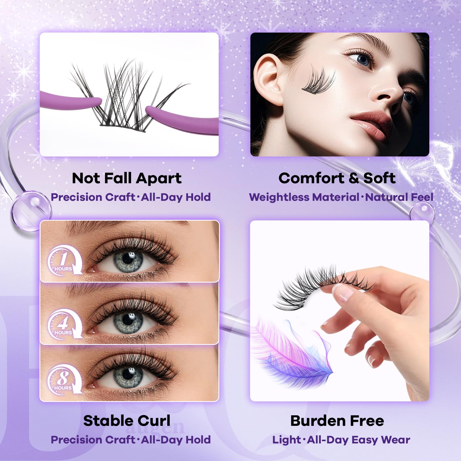 B&Qaugen day-to-night lash style map shows versatile natural looks