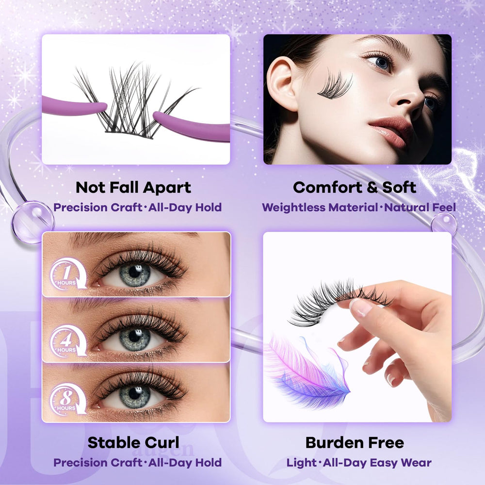 B&Qaugen day-to-night lash style map shows versatile natural looks