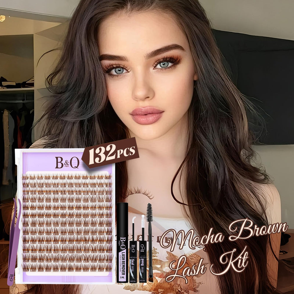 B&Qaugen Mochalash01 3d-spikes kit supports textured, statement lashes.