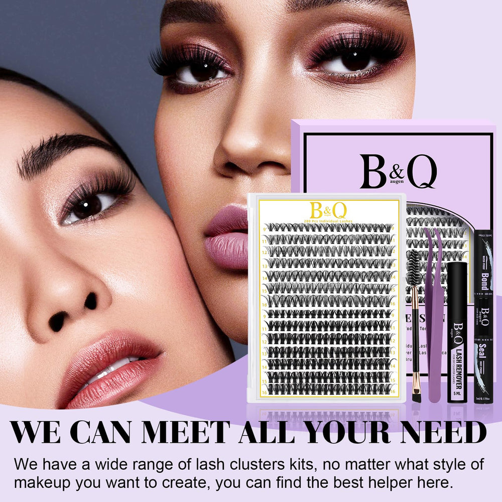B&Qaugen Natural cat-eye look with mixed lengths for subtle glamour