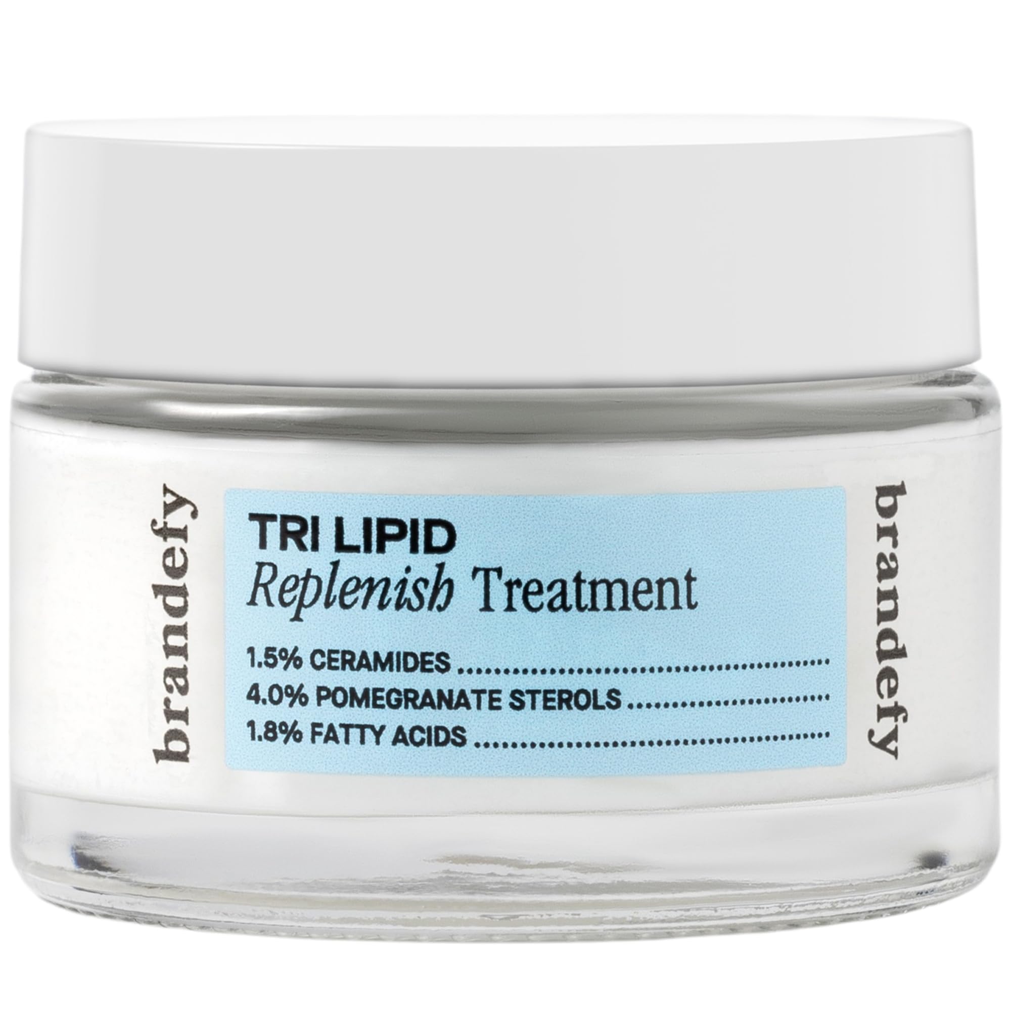 Brandefy Tri Lipid Ceramide bottle for daily hydration and barrier support.
