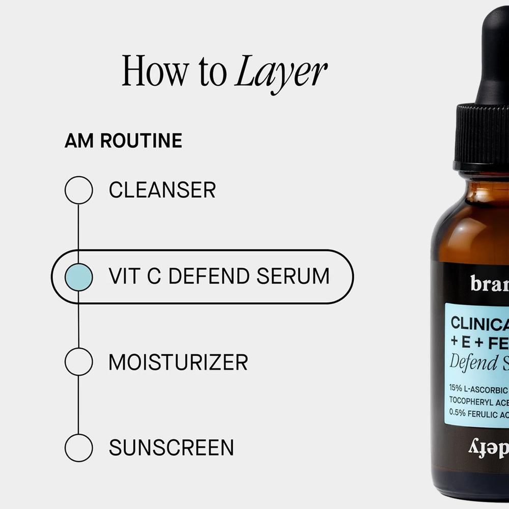 Brandefy Vitamin C Serum after-application glow on skin