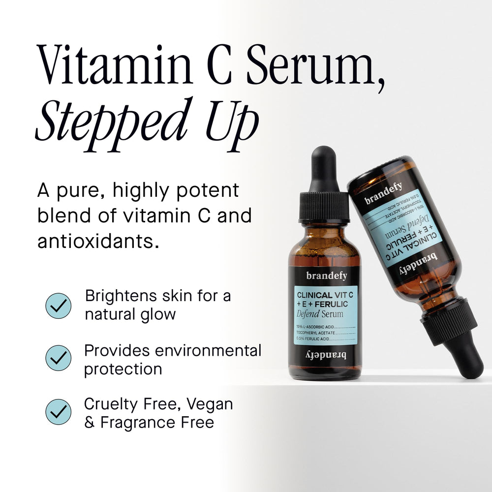 Brandefy Vitamin C Serum dropper closeup for precise dosing