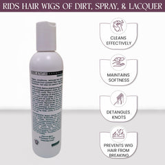 Brandywine Hairpiece Care Suds demonstrates safe daily use on toppers and extensions.