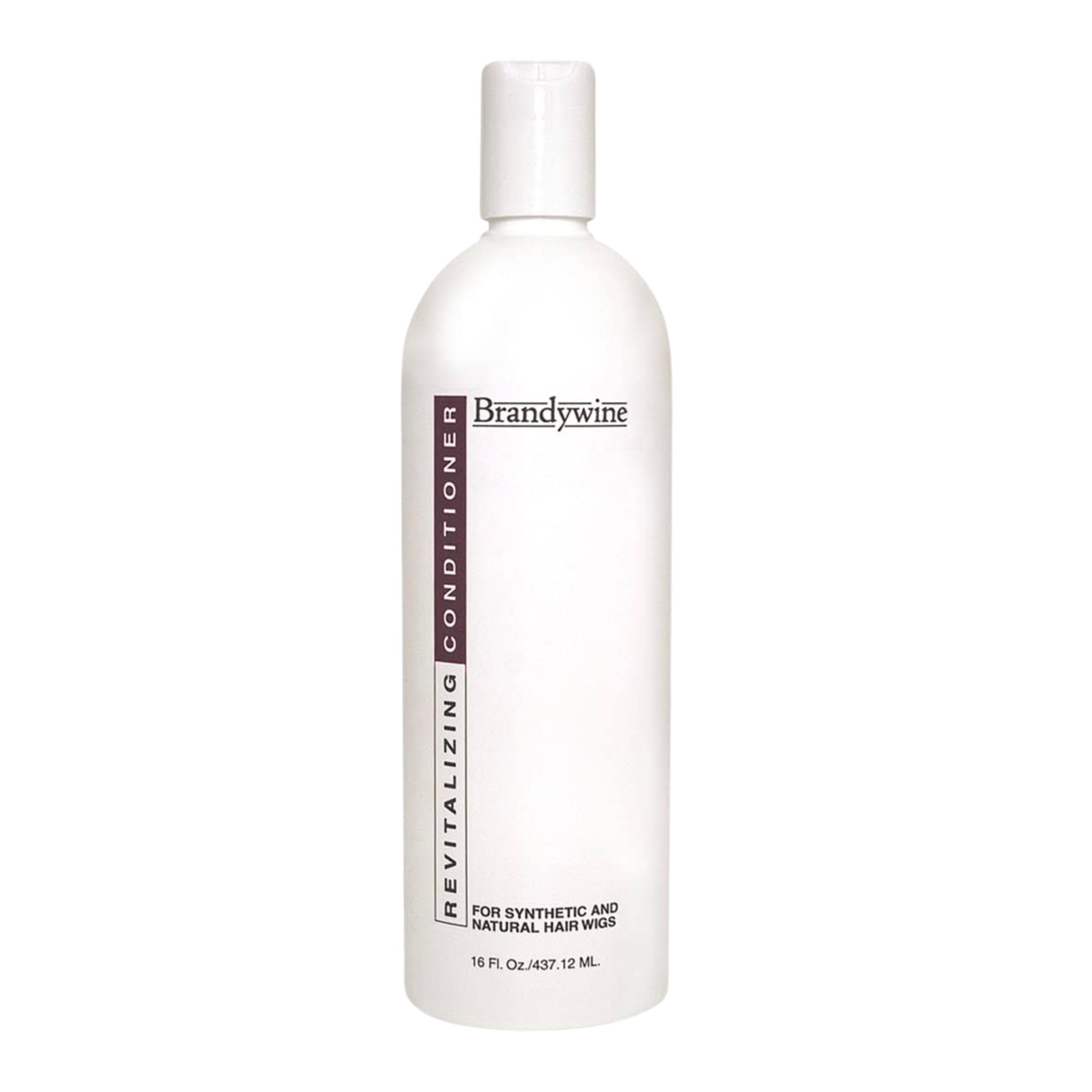 Brandywine Revitalizing Conditioner bottle shows detangling-friendly formula for wigs