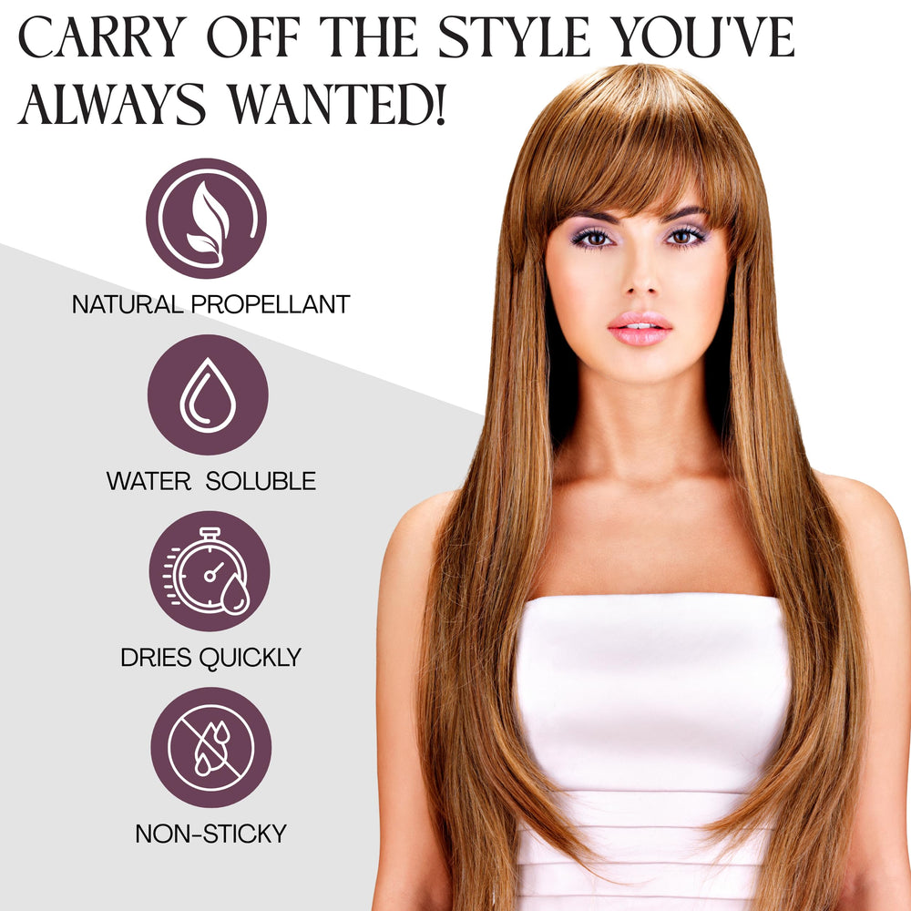 Brandywine wig spray aerosol suitable for extensions with flexible hold