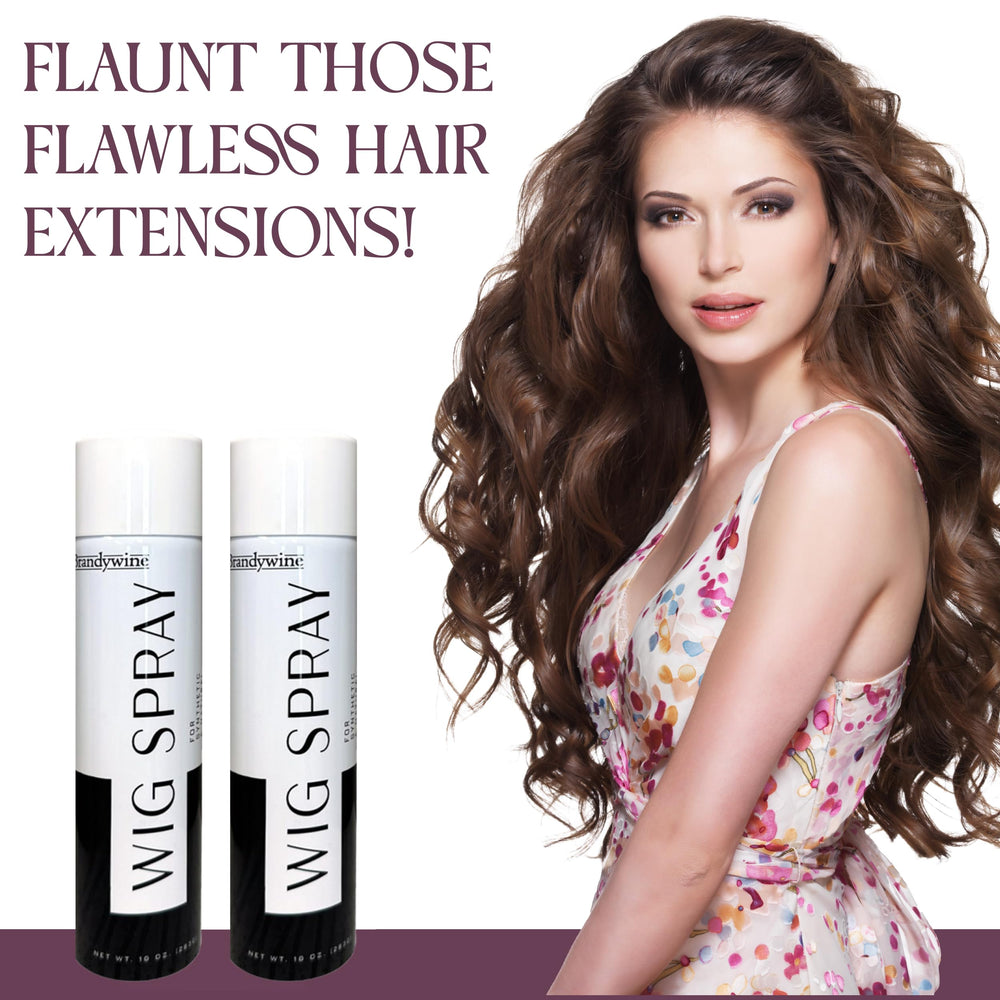 Brandywine wig spray two-pack ensuring ongoing styling while traveling