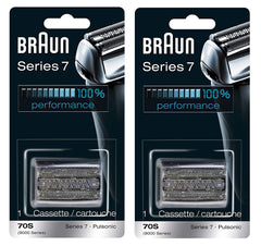 Braun Series 7 70S cassette front view for precise, long-lasting shaves