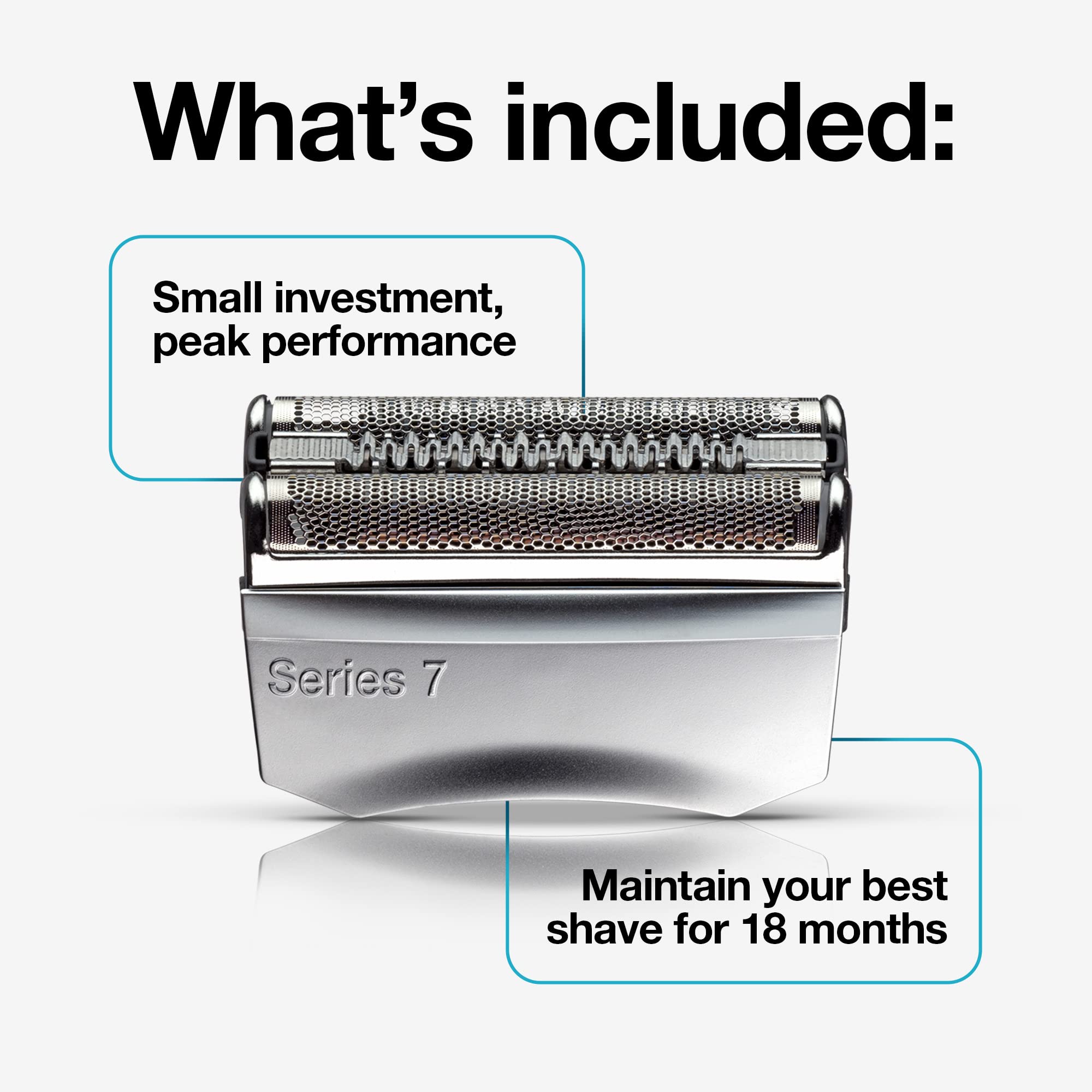 Braun Series 7 70S replacement-clip-on image highlights quick install