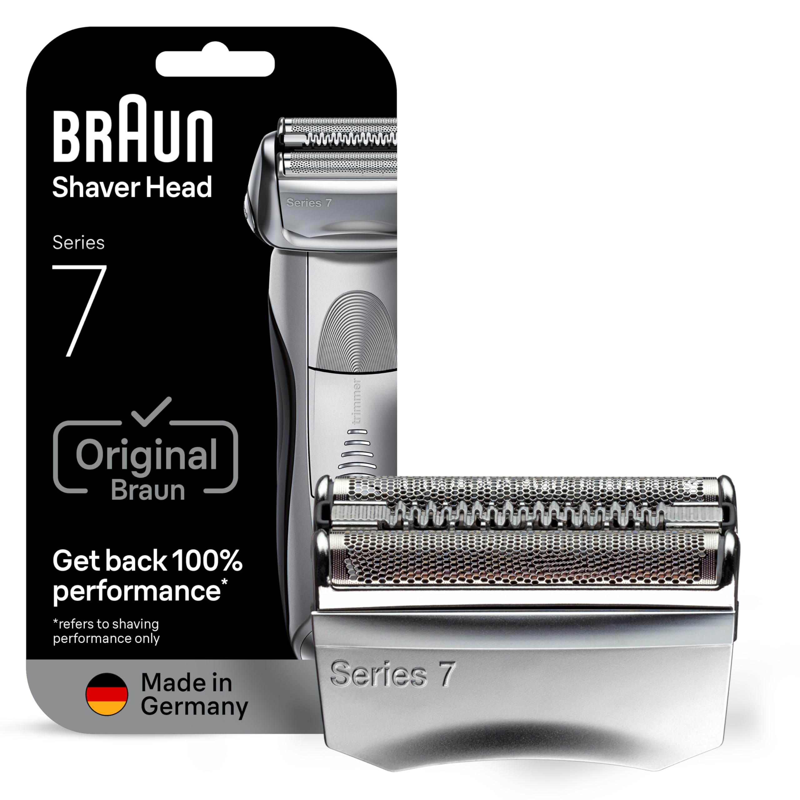 Braun Series 7 70S shaver head cassette close-up for precise, renewed shave