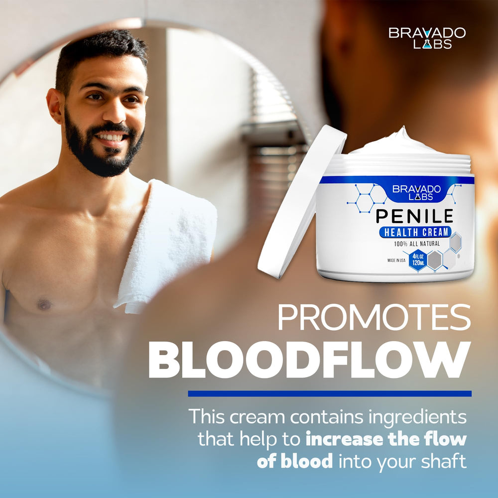 Bravado Labs daily-use penile health creme supports regular comfort