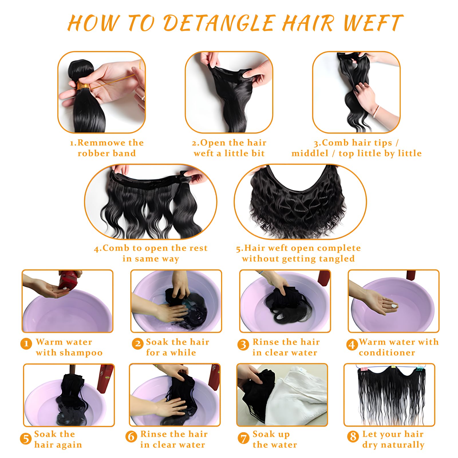 Brbeawor natural black color bundles provide versatile styling options